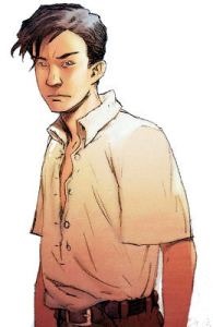 Artist's depiction of young Bond