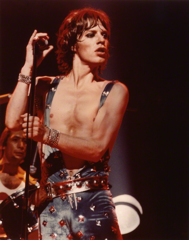 NPG P851; Mick Jagger by Laurie Lewis