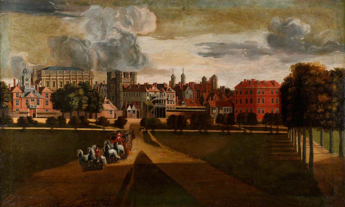 Danckerts, Hendrick, 1625-1680; The Old Palace of Whitehall